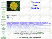 Tablet Screenshot of houstonrose.org